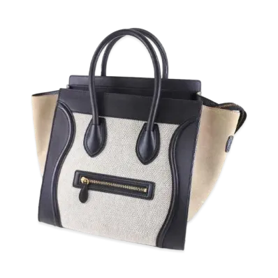CELINE Luggage Mini Handle Bag "Beige"