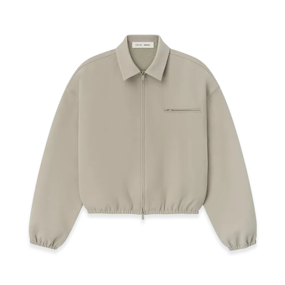 FEAR OF GOD ESSENTIALS Bonded Canvas Jacket "Timber"