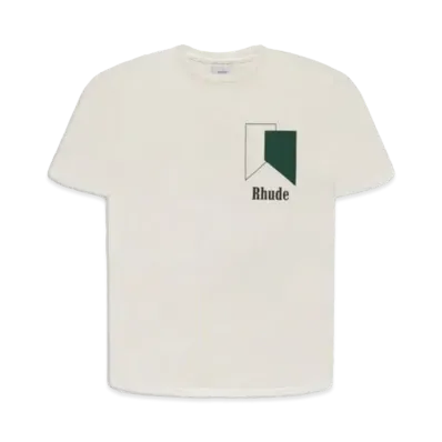 RHUDE Track Logo Tee "White"
