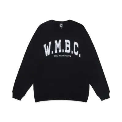 White Mountaineering WMBC COLLEGE LOGO SWEATSHIRT "BLACK"