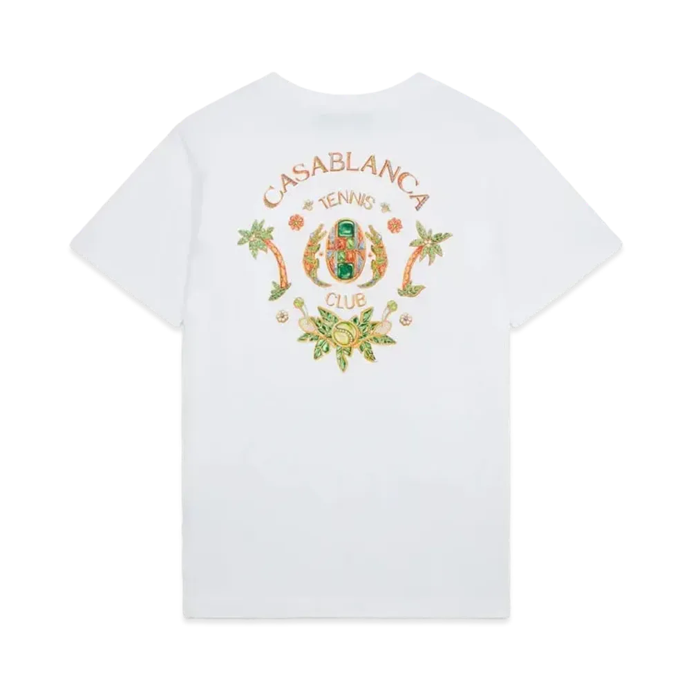 Casablanca Joyaux D'Afrique Tennis Club T-Shirt "White"