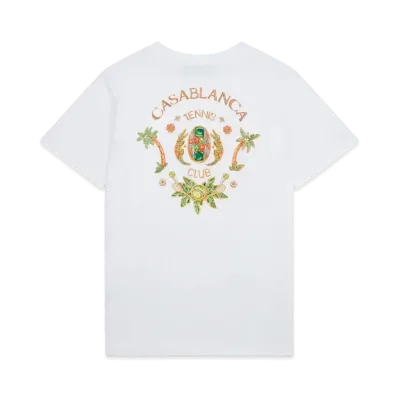 Casablanca Joyaux D'Afrique Tennis Club T-Shirt "White"