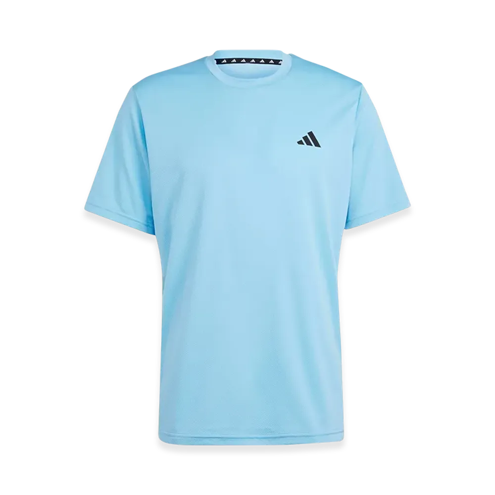 adidas Train Essentials Training Short-Sleeve T-Shirt "Semi Blue Burst/Black"
