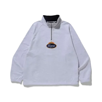 XLARGE CROWN HALF ZIP SWEAT XLARGE "Ash"
