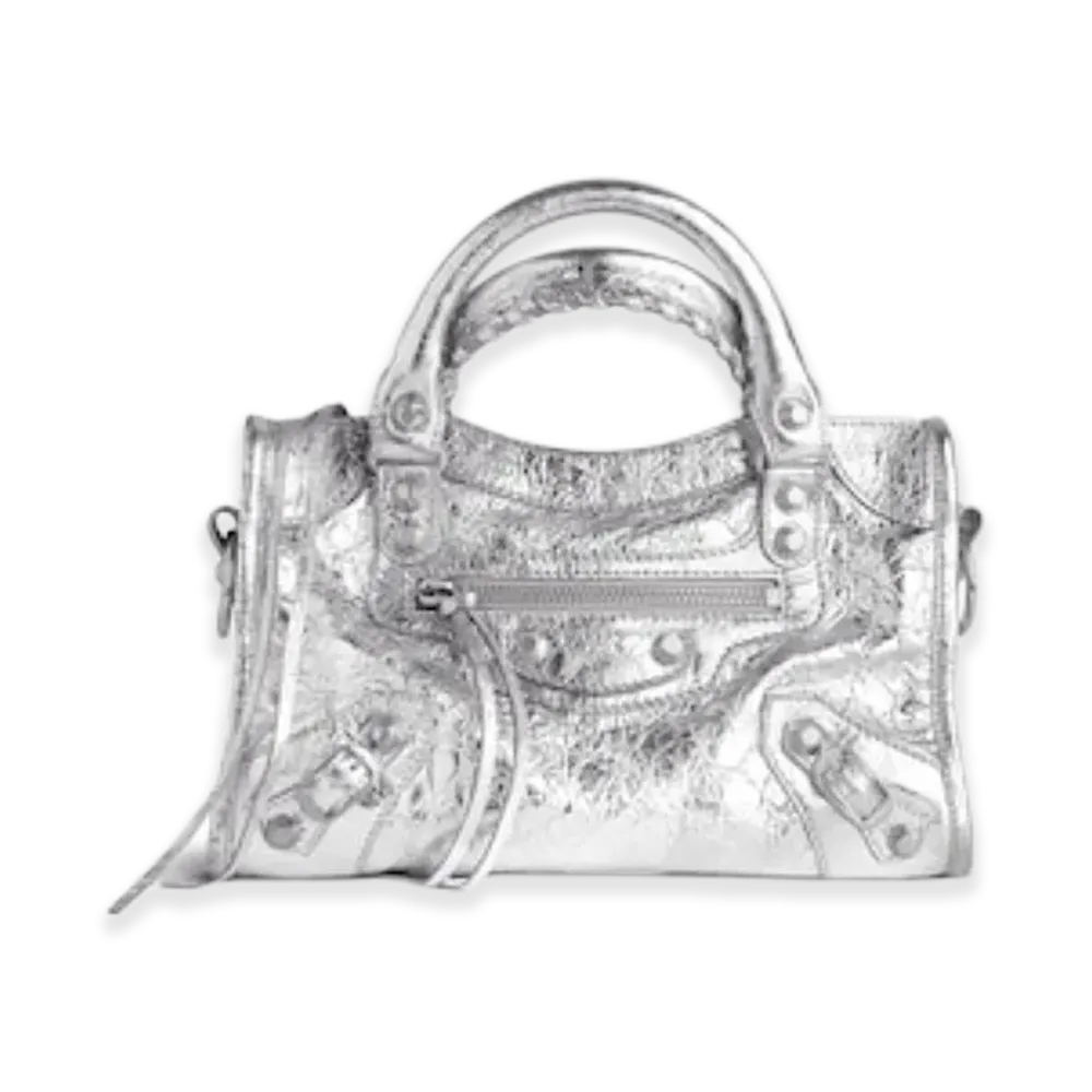 BALENCIAGA Le City Mini Bag "Silver"