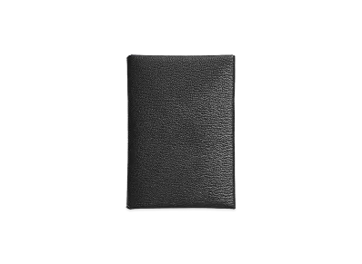 Hermes Calvi Duo Compact Card Holder "Noir/Silver"