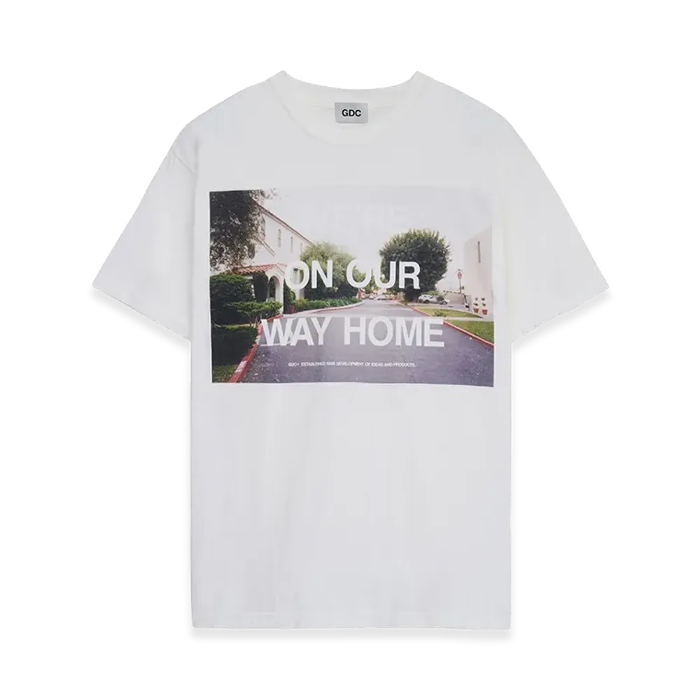 GDC Photo Tee We’re On Our Way Home "Off White"