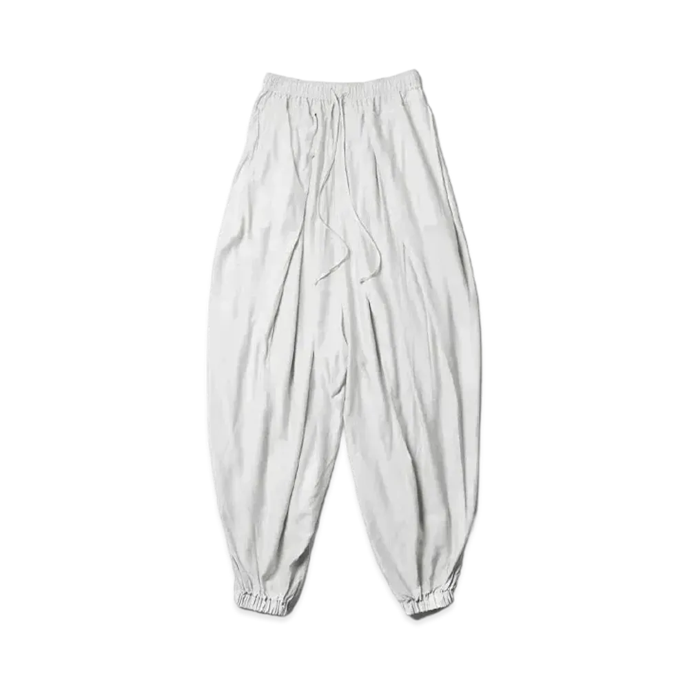 JULIUS Front Tuck Balloon Pants "Plaster"