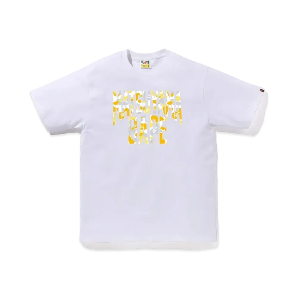 A BATHING APE Bape Store Matsuyama NYC Logo Tee "White"