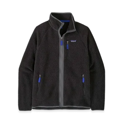 Patagonia Retro Pile Fleece Jacket "Black/Forge Grey"