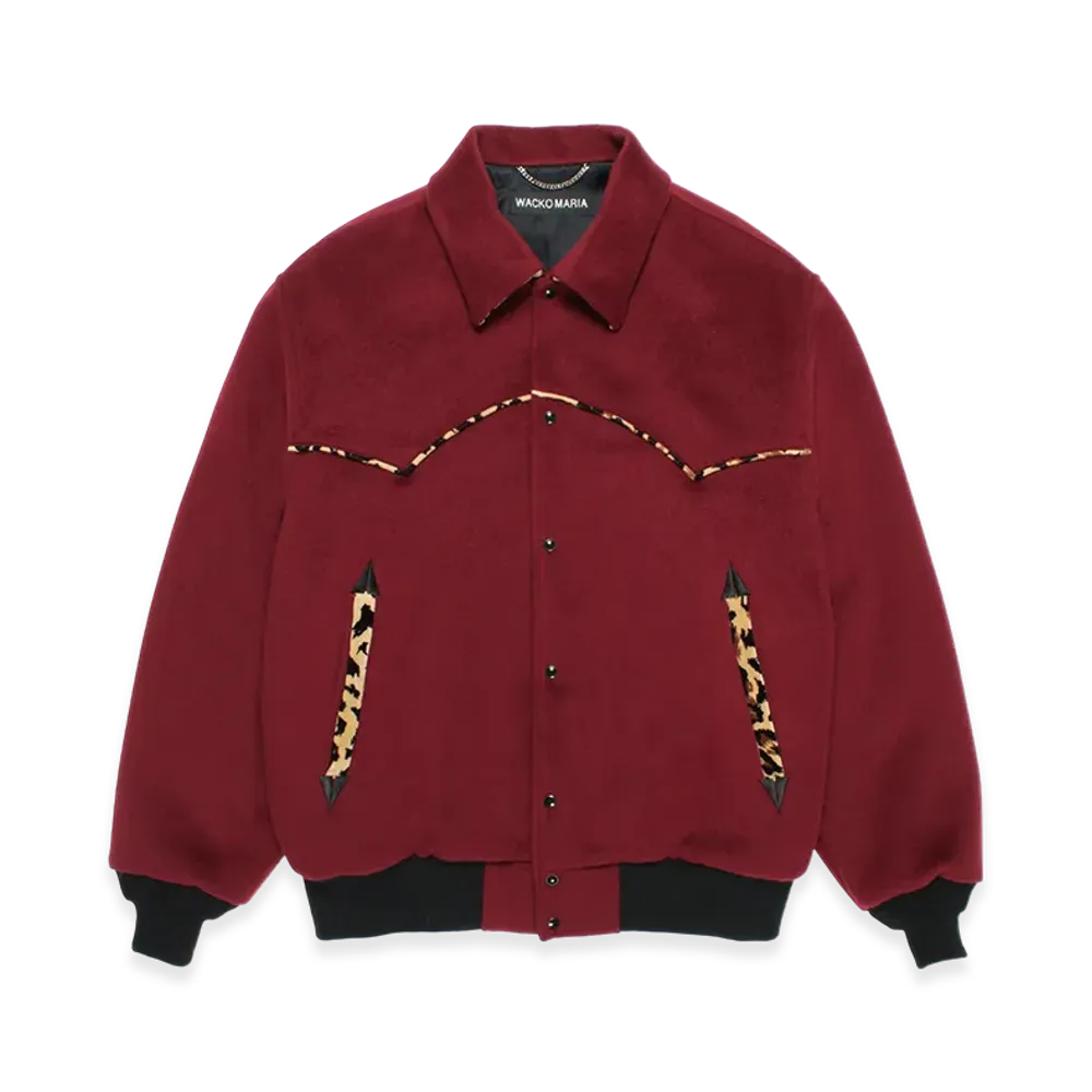 WACKO MARIA Western Jacket "Dark Red"