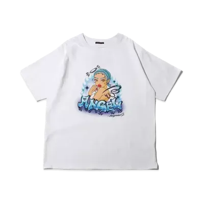 atmos pink x Riehata Graphic Big T "White"