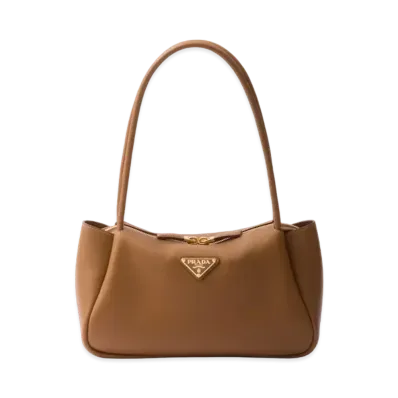 PRADA Medium Leather Handbag "Camel"