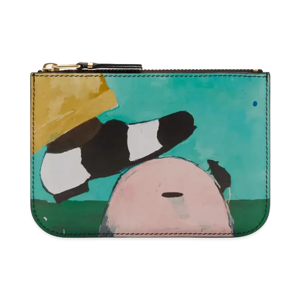 COMME des GARCONS CDG Wallet Henry Taylor Zip Pouch "Green"