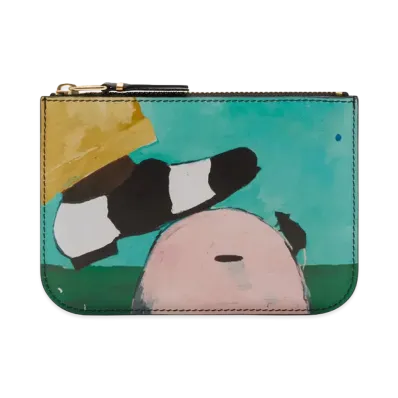 COMME des GARCONS CDG Wallet Henry Taylor Zip Pouch "Green"