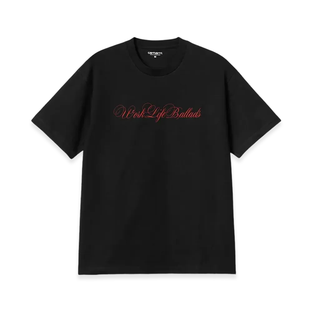 Carhartt WIP Work Life Ballads T-Shirt "Black"
