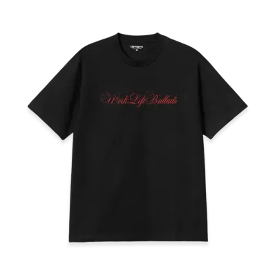 Carhartt WIP Work Life Ballads T-Shirt "Black"