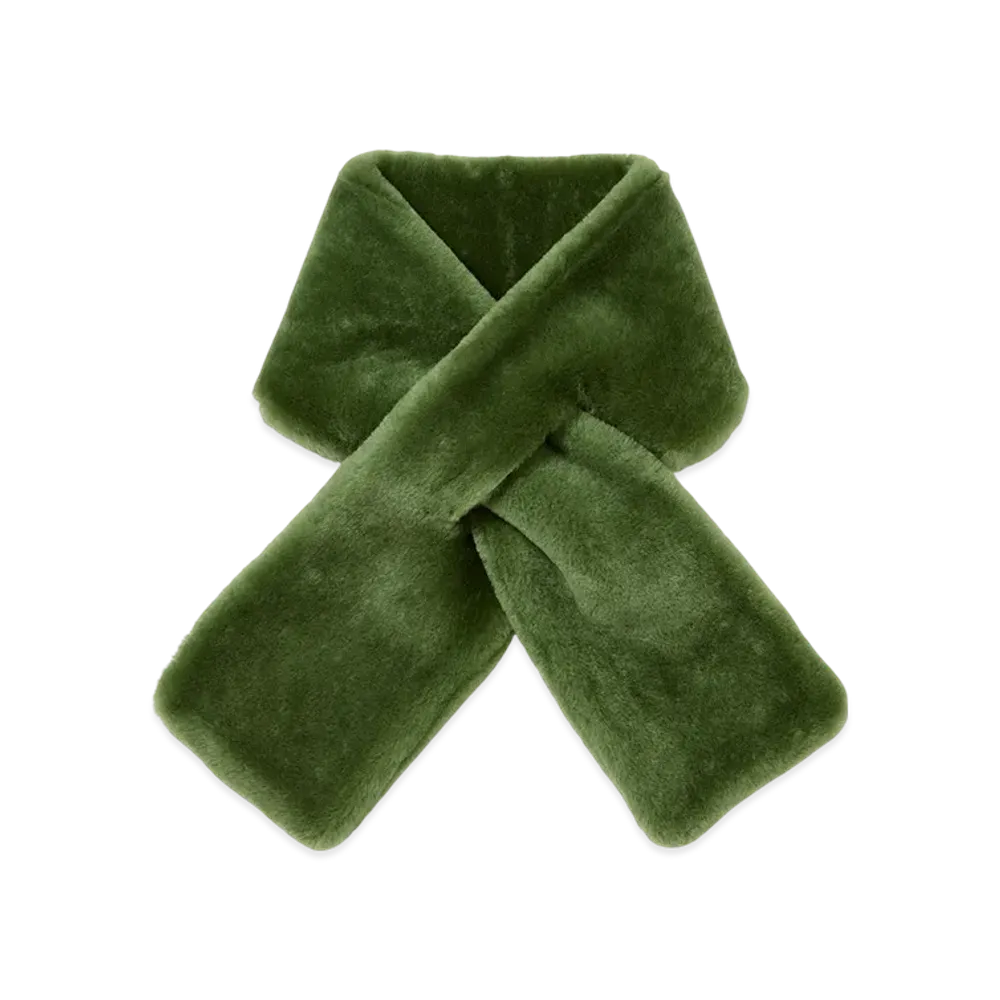 AURALEE Merino Mouton Stole Woman "Green"
