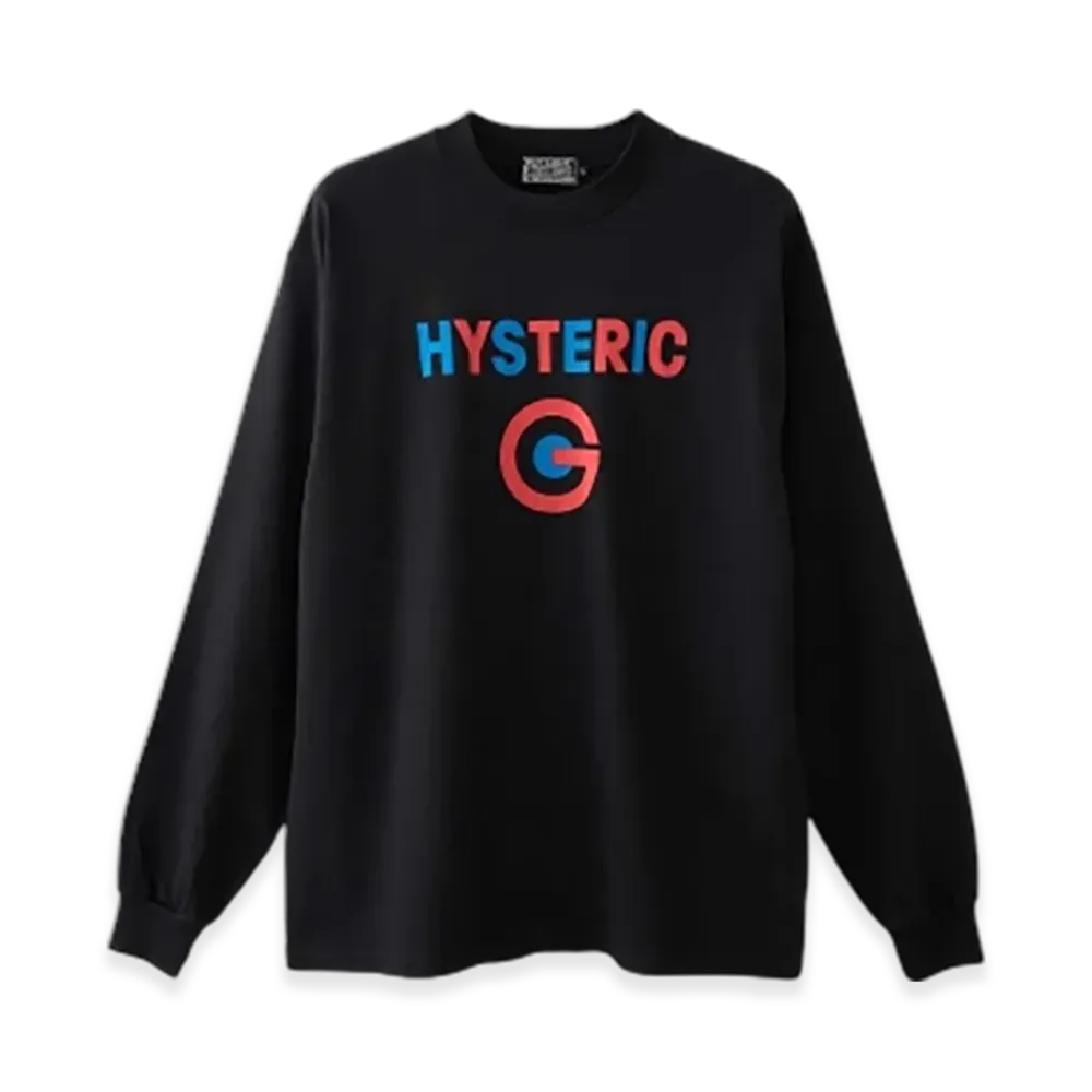 HYSTERIC GLAMOUR Hysteric G Mock Neck T-Shirt "Black"