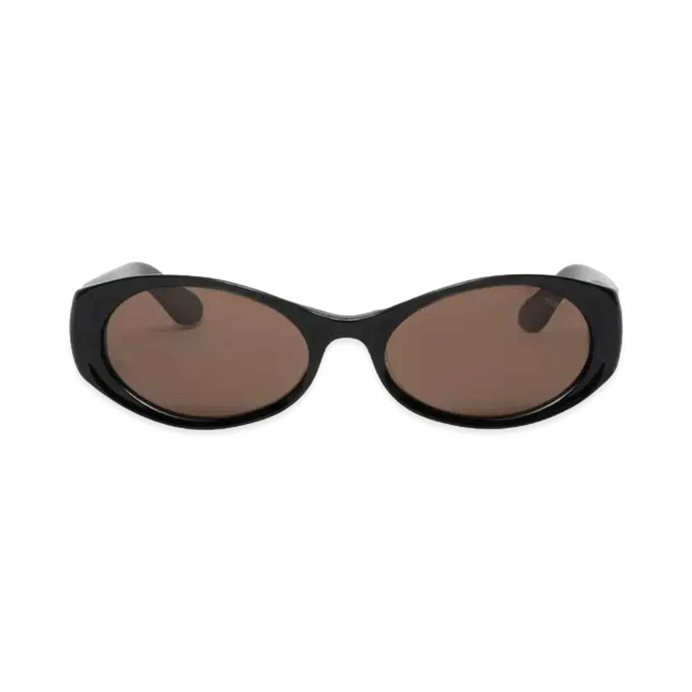 Stussy Tracy Sunglasses "Black/Dark Amber" (FA24)