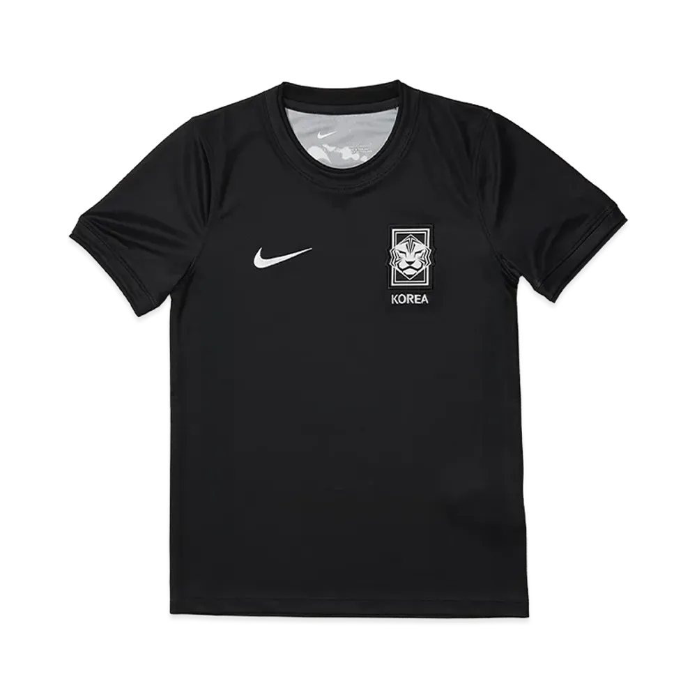 Nike x PEACEMINUSONE X2 World Cup Kid's Dri-FIT Short-Sleeve Top South Korea "Black" / G-Dragon IO8140-010