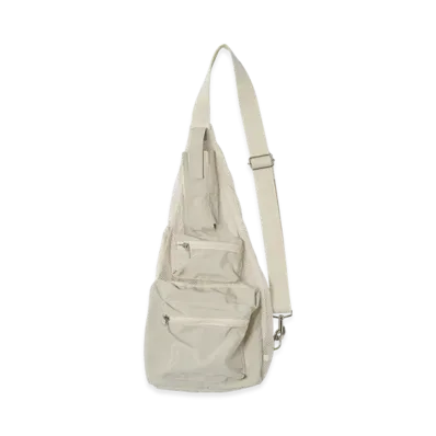 YOKE Nylon Mesh One-Shoulder Bag "Ecru"