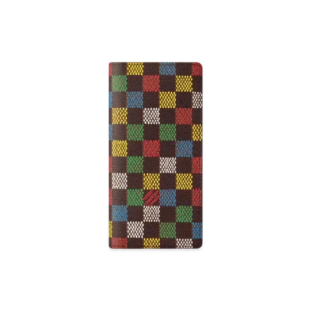Louis Vuitton Brazza Wallet LV Vers Damier Ebene Coated "Multicolor"
