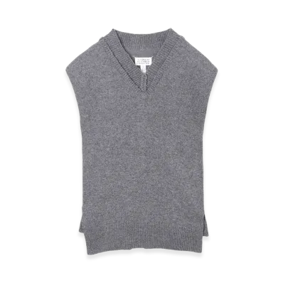 Maison Margiela Knit Vest "Medium Grey"