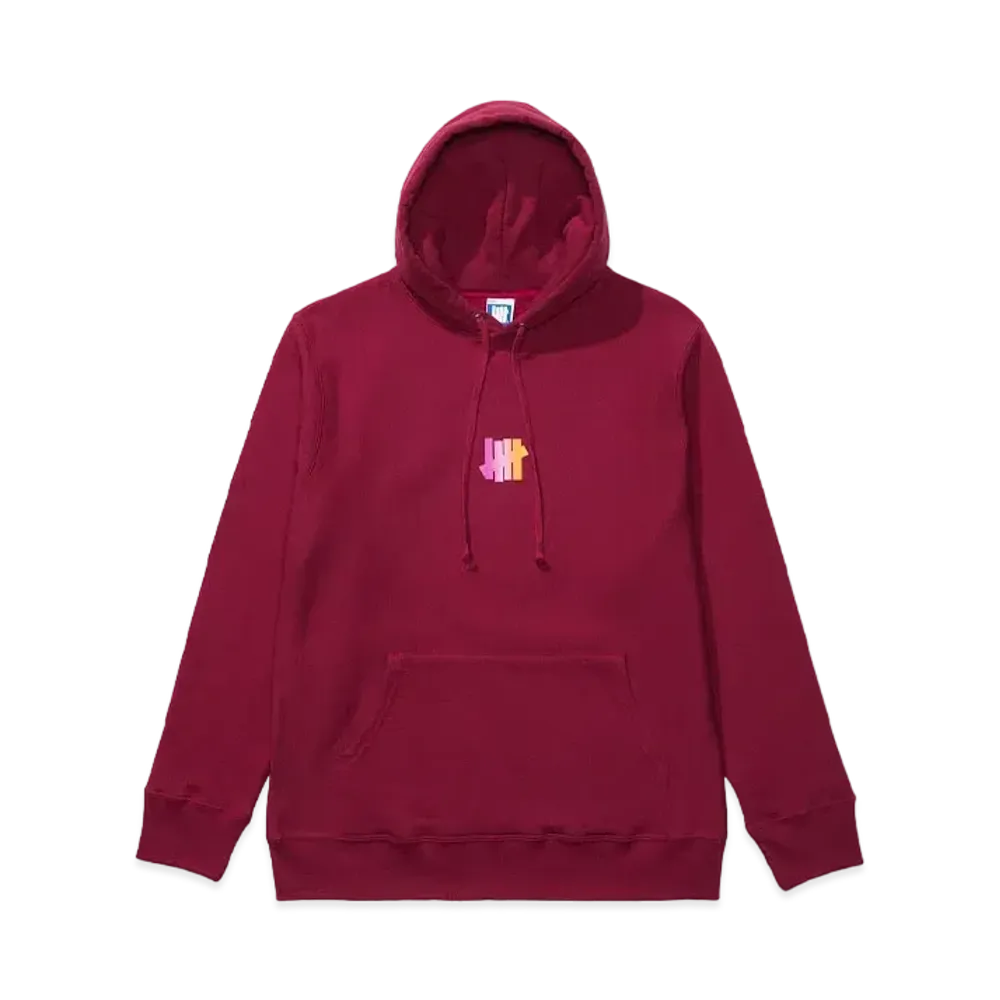 UNDEFEATED GRADIENT ICON PULLOVER HOOD - 20071 "Burgundy"