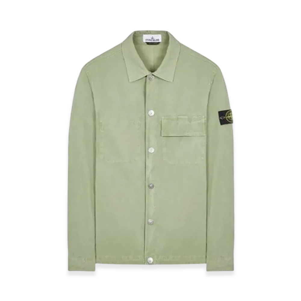 Stone Island 11729 Cupro Cotton Twill-TC Jacket - 23SS "Sage Green"