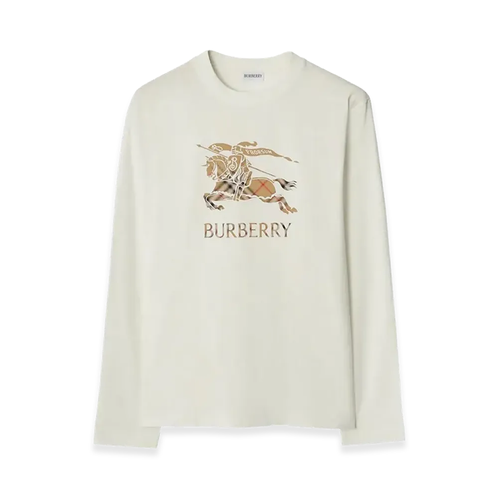 Burberry Jersey Long Sleeved Shirt "White"
