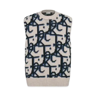 Dior x Cactus Jack Oversized November Sweater "Beige/Black"