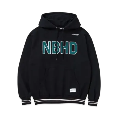 NEIGHBORHOOD College Sweat Hoodie LS "Black"