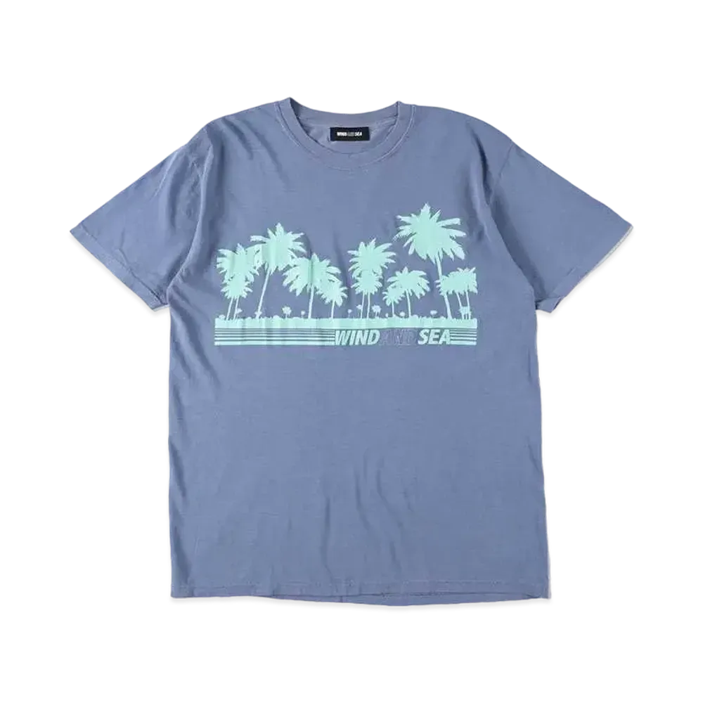 WIND AND SEA Palm Tree S/S Tee "Blue"