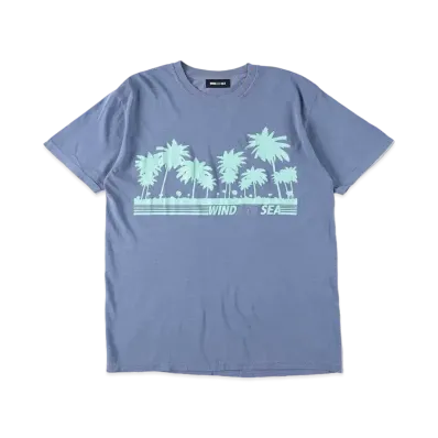 WIND AND SEA Palm Tree S/S Tee "Blue"