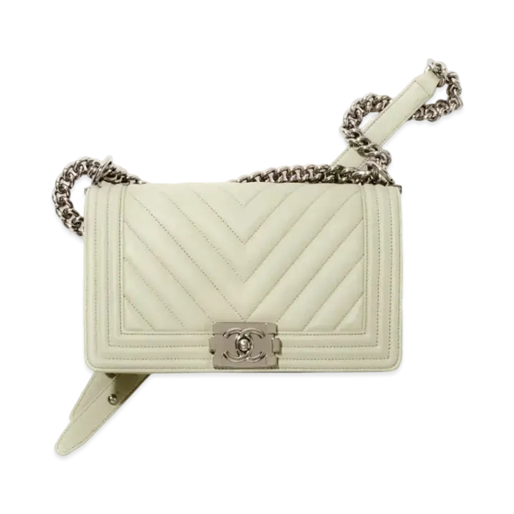 CHANEL Boy Chanel Hand Bagskerfskin "Gray"