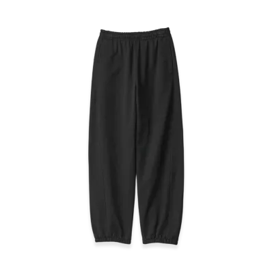 ssstein Untwisted Yarn Fade Sweat Twist Seam Pants "Black"