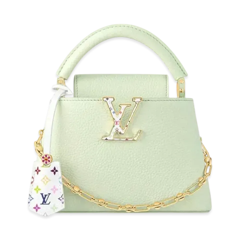 Louis Vuitton x Takashi Murakami Capucines Mini Capucines "Vert de Green"
