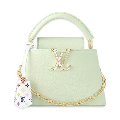 Louis Vuitton x Takashi Murakami Capucines Mini Capucines "Vert de Green"