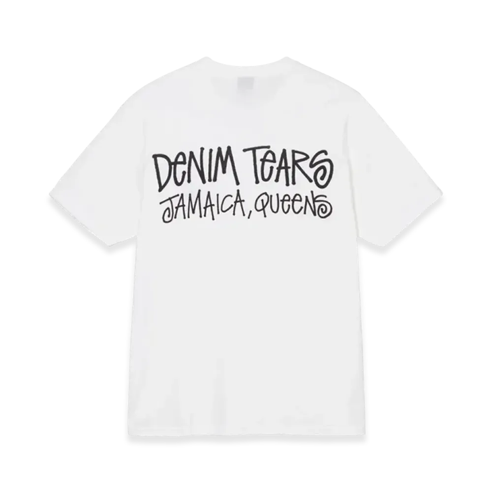 Stussy x Our Legacy x Denim Tears Jamica Tee "White"