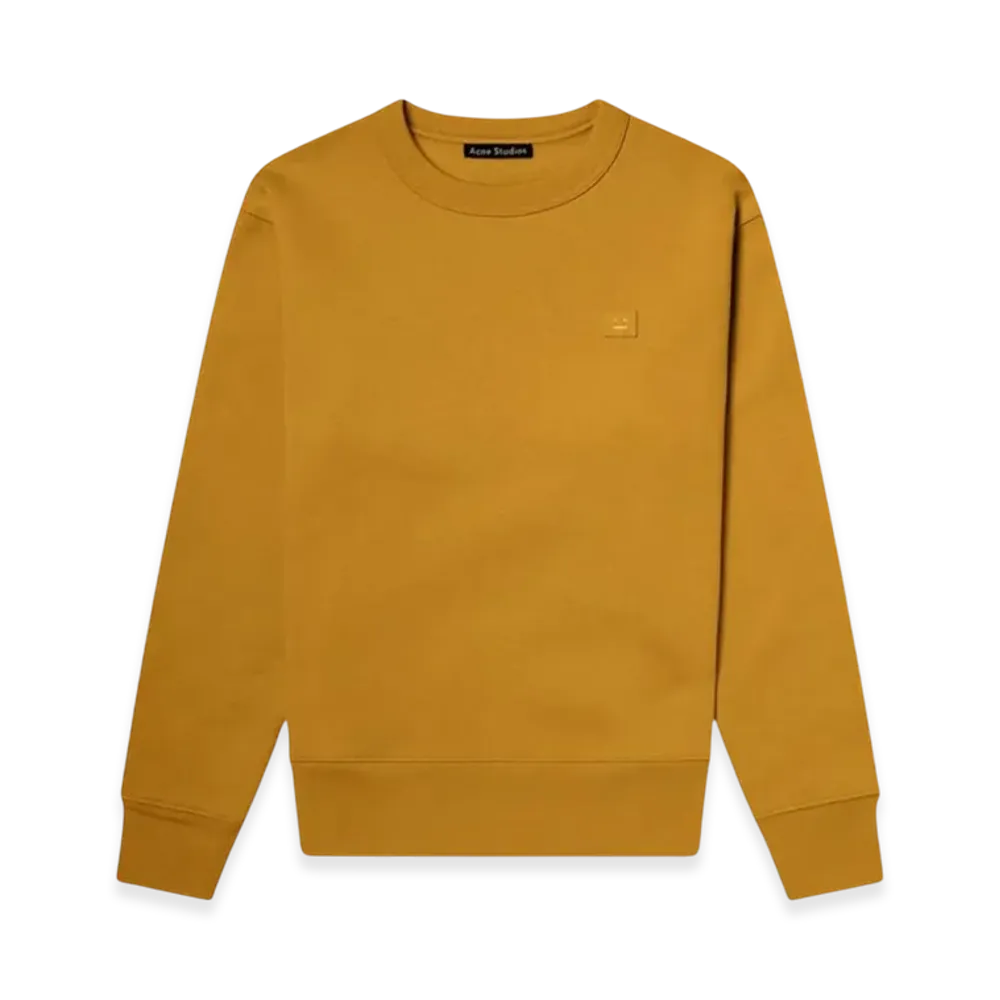 Acne Studios Forba Face Crewneck Sweatshirt "Caramel"