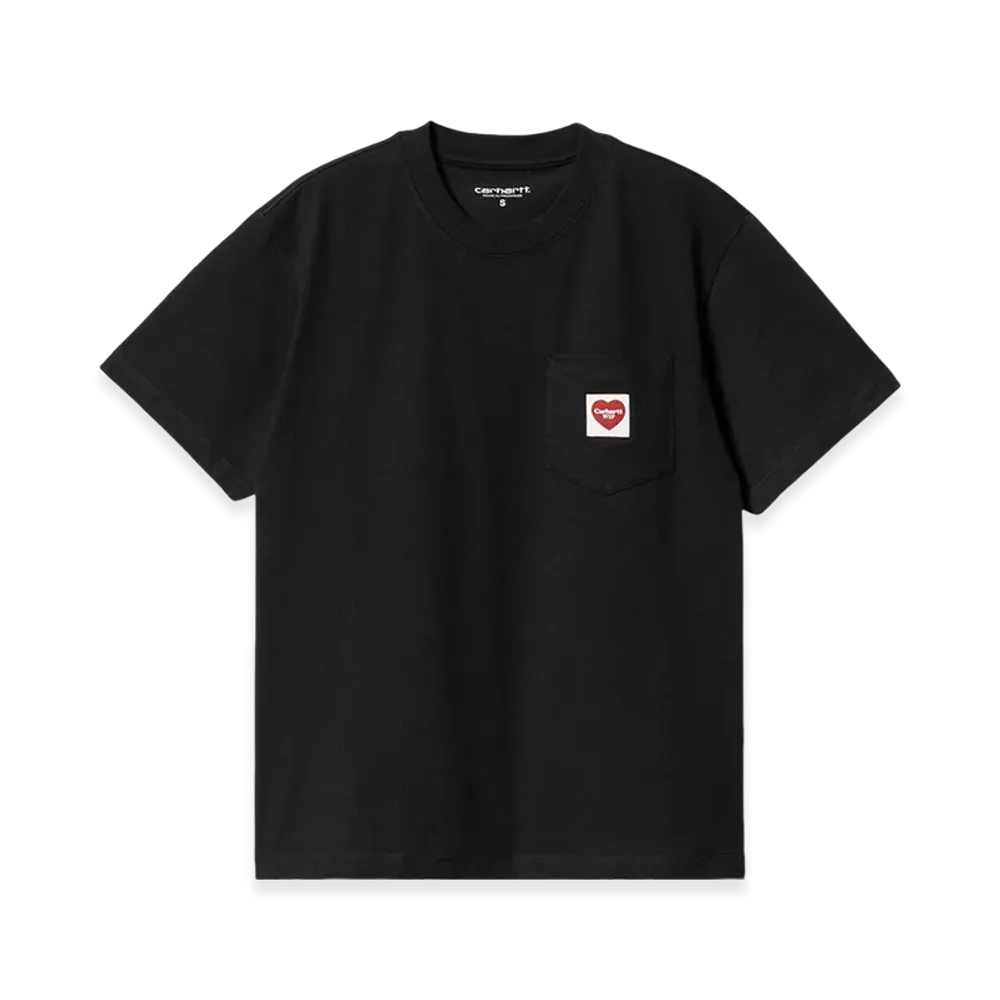 Carhartt WIP Women's Pocket Heart T-Shirt "Black"
