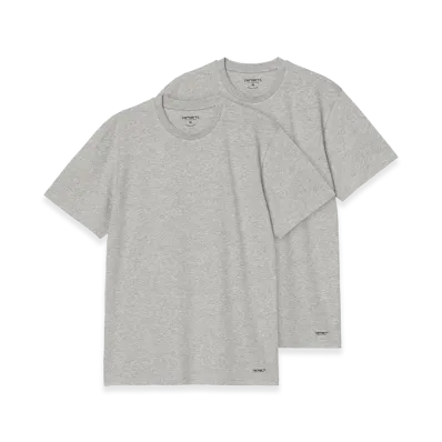 Carhartt WIP Standard Crew Neck T-Shirt "Grey Heather/Grey Heather"