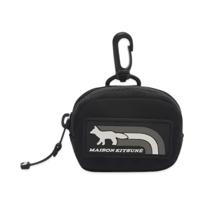 Maison Kitsune Flash Fox Earphone Case "Black"