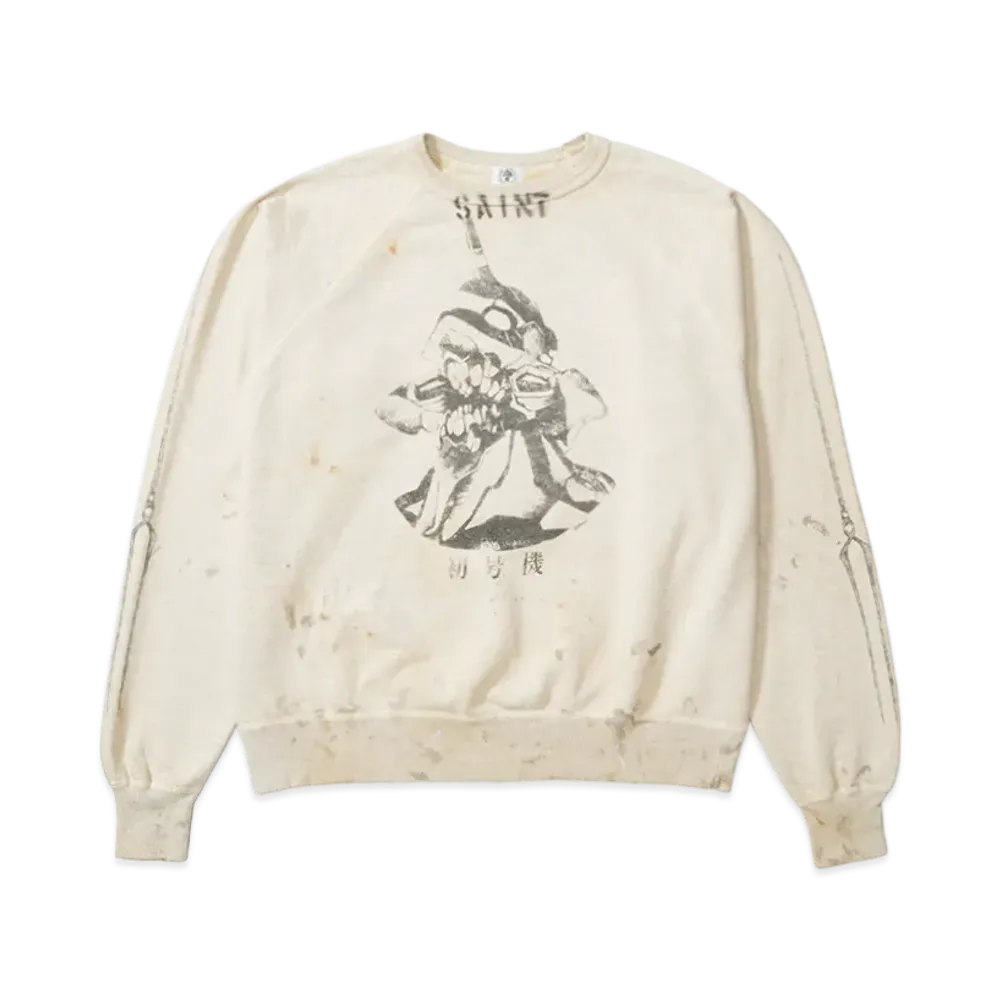 Saint Mxxxxxx Sweat Shirt Evangelion "Gray"