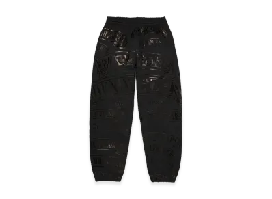 DENIM TEARS DT Banner Sweatpants "Black"