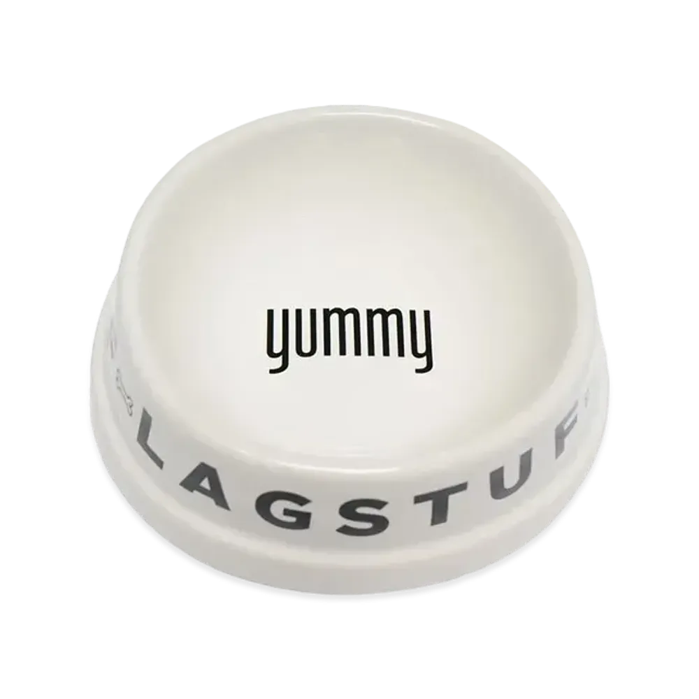 F-LAGSTUF-F DOGBOWL "WHITE"
