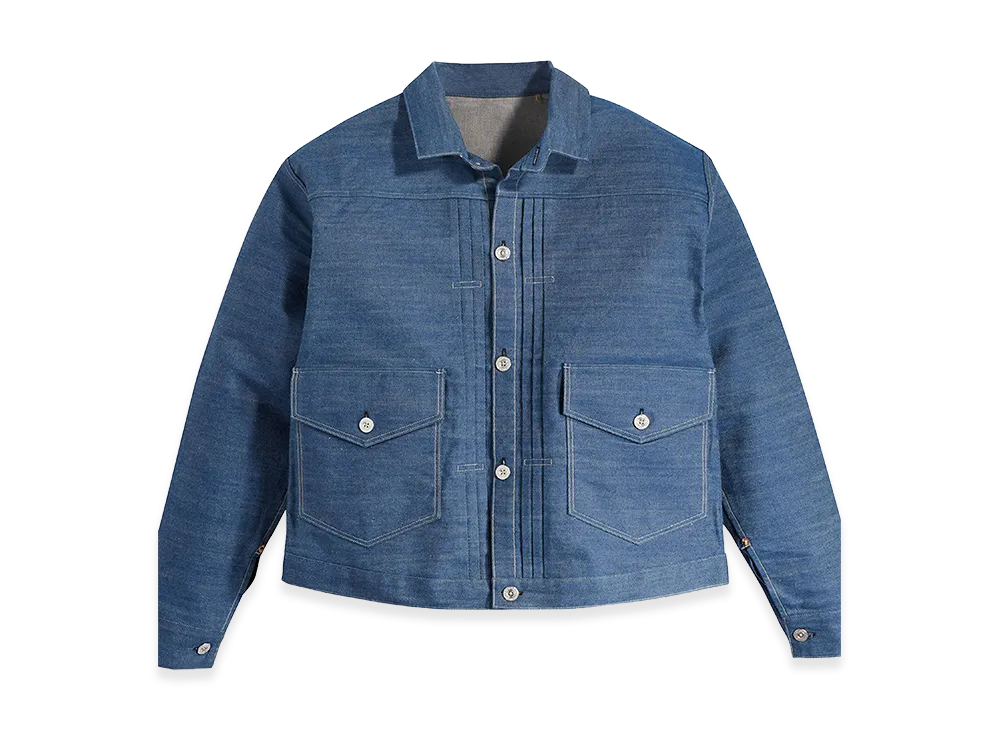 LEVI'S Vintage Clothing 1879 Pleated Blouse Organic Rigid "Blue"