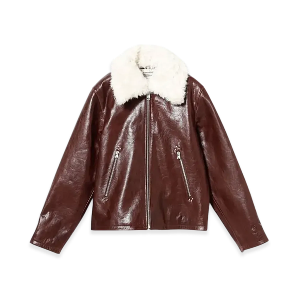 BEAMS FUTURE ARCHIVE Leather Blouson "Brown"