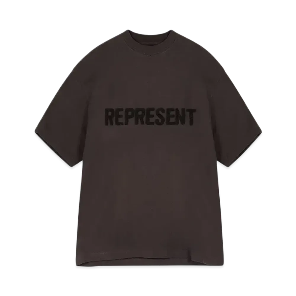 REPRESENT Owners Club Boyfriend T-Shirt "Black Coffee"
